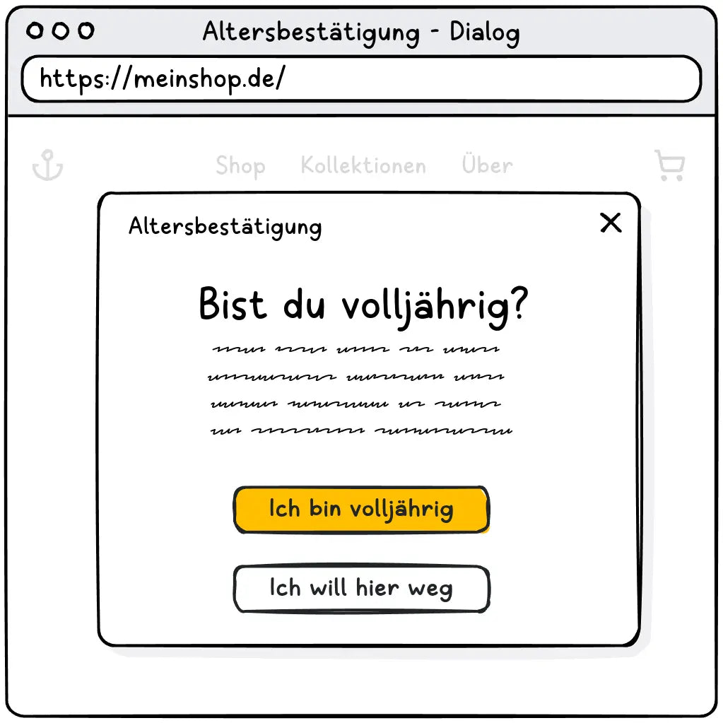 Altersbestätigung